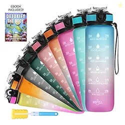 SOLARA Sipper Water Bottle for adults 1 Litre, Leakproof, BPA-Free & D
