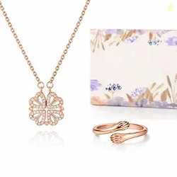 SALTY Anti Tarnish Fancy Loving Gift Box | Necklace, Earrings & Bracel