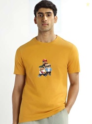Kasendra Men Printed Round Neck T-shirt