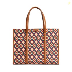 TEAL BY CHUMBAK Women's Sling Bag, Printed Canvas Crossbody Bag with P