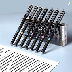 kirucraft 12pcs star zodiac Erasable Gel Pens 0.5mm gel Blue Ink ...mo