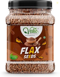Vedik Wellness Unprocessed Raw Flax Seeds 250gm | Alsi seeds Natu...mo