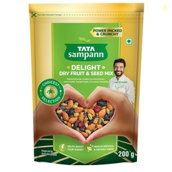 Tata Sampann Delight Dry Fruit & Seed Mix | Power Packed & Crunchy Sna