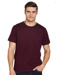 Van Heusen Men Athleisure Regular Fit T-Shirt - Cotton Rich - Smart Te