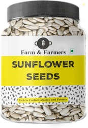 Farm & Farmers Sunflower Seeds 100GM- Premium Raw Sunflower Seeds...mo