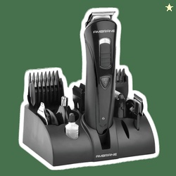 ambrane Cruiser 5-in-1 Rechargeable Cordless Grooming Kit for Face & B