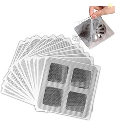 Disposable Shower Drain Cover Hair Catcher Shower Drain Mesh Stickers 