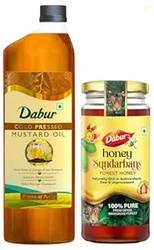 Dabur Honey Sundarbans-500gm & Dabur Cold Pressed Mustard Oil 1L