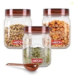 MILTON Vintage Airtight Containers with Spoons for Kitchen Storage, Fo
