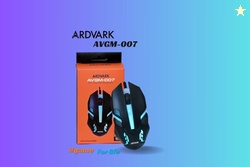 ARDVARK AVGM-007 Gaming Mouse Wired, Ergonomic Gamer Laptop PC USB Opt