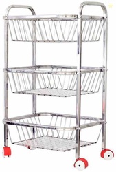 HardRoss Fruit & Vegetable Trolley 3 Step|kitchen accessories | S...mo