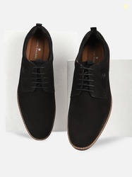 Louis Philippe Men Premium Leather Breathable Anti Slip Flat Heel Semi