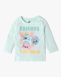INF FRENDZ Girls Disney Print Round-Neck T-Shirt