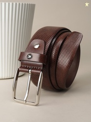 Van Heusen Men Textured Leather Belt