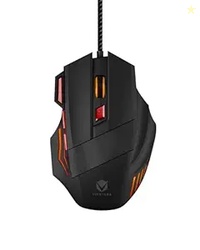 M190 Wired Gaming Mouse with high Precision sensors, Multi Colour LED 