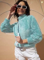 The Dry State Women Turtle Neck Pullover