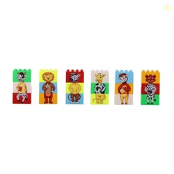 Negi Play Blocks Mix & Match Animals for Kids 6 Buildale Animals Block