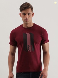 Lee Typography Printed Slim Fit Cotton T-Shirt