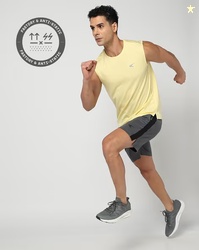 PERFORMAX Men Regular Fit Sleeveless Crew-Neck Running T-Shirt