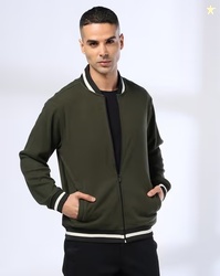 NETPLAY Men Regular Fit Bomber Sweatshirt