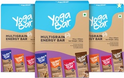 Yogabar Multigrain Energy Bar | Variety Pack | With Fruits, Nuts,...mo