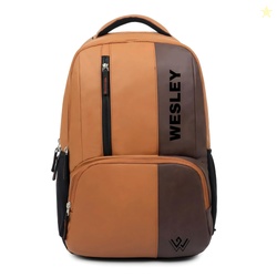 Wesley Vintage faux leather Water Resistant Laptop Backpack/Casual Bac