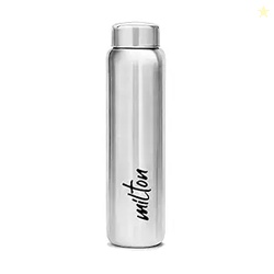 MILTON Aqua 1000 Stainless Steel Water Bottle, 920 ml, Silver | Leak P