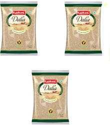 Rajdhani PREMIUM QUALITY BROKEN WHEAT DALIYA 500 GRAMS PACK OF 3 ...mo