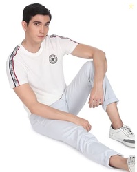 U.S. POLO ASSN. Regular Fit Brand Print Crew Neck T-Shirt