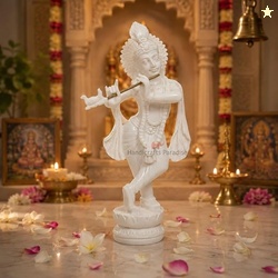 Handicrafts Paradise Resin Standing Krishna Idol (6.4 cm x 3.8 cm x 14