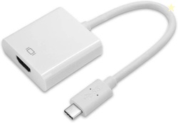 microware HDMI Cable 0.7 m USB TYPE C to HDMI 19 pin Female in 0....mo