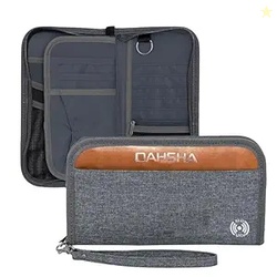 DAHSHA RFID Travel Family Passport Holder Card Holder Wallet Travel Ac