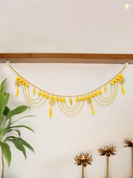 Special You Yellow Swastik Toran Festive Decor