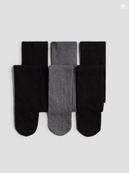 H&M 3-Pack Fine-Knit Tights