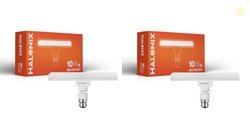 Halonix 10 Watts B22d LED bulb tube Light Cool White, Pack of 2, T-bul