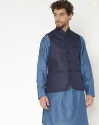 SHATRANJ Men Regular Fit Nehru Jacket
