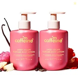 mCaffeine Sweet Escape Perfume Body Lotion | Niacinamide, Cocoa Butter