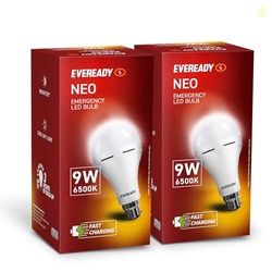 Eveready 9W Emergency Inverter LED Bulb, Cool Day Light (6500K), Recha