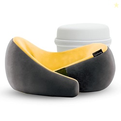 Lifelong Travel Neck Pillow | Premium Memory Foam Neck Support | Adjus
