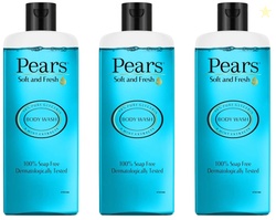 Pears Soft and Fresh Body Wash 250 ml, 98% Pure Glycerin, Liquid Showe