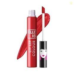 Elle 18 Lit Lip, Matte Finish, Rhubarb Red, 16 hrs Long Lasting Liquid