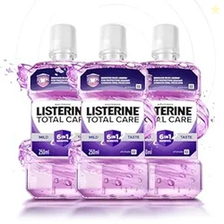 Listerine Total care Mild Taste, 6 in 1 Benefits, 250ml Combo Pack of 