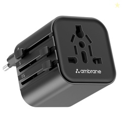 Ambrane Universal Travel Socket, International All in One Worldwide Tr