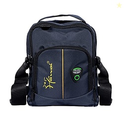 Hawai PVC Coated Water Resistant Polyester Mens Casual Sling Messenger