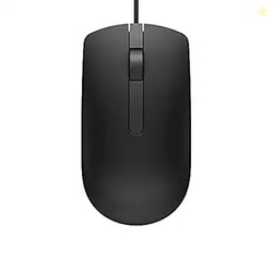 Dell MS116 Wired Mouse, 1000 DPI, Scrolling Wheel, 2 Buttons, 1 x USB,
