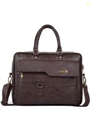 Veneer Unisex Brown Laptop Bag