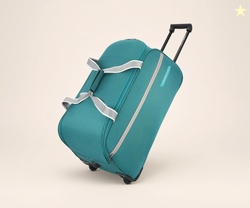 Lavie Sport Polyester Lino Wheel Duffel Bag | 2 Wheel Duffle Bag | Bui