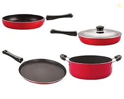 Nirlon Non Stick Coated Heat Resistance Pfoa Free Aluminium Kitchenwar