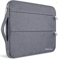 DERBEN CLOVE Sleek Nylon Fabric Laptop Bag Cover with inner Fur Cushio