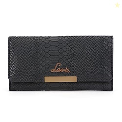 Lavie Women's Croco Trifiano Trifold Wallet | Ladies Purse Wallet